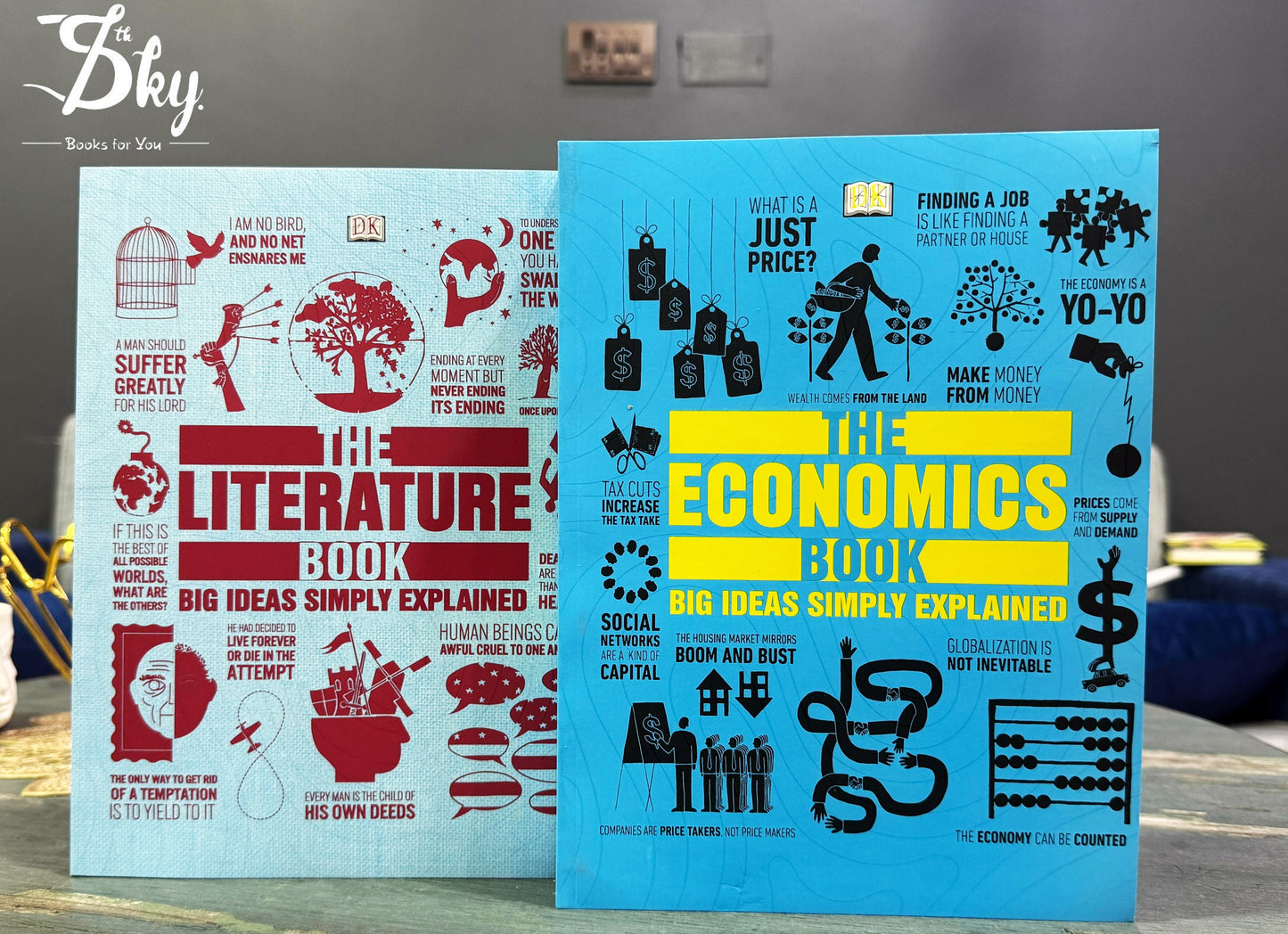 2 Books Set ( The Literature Book + The Economics Book )