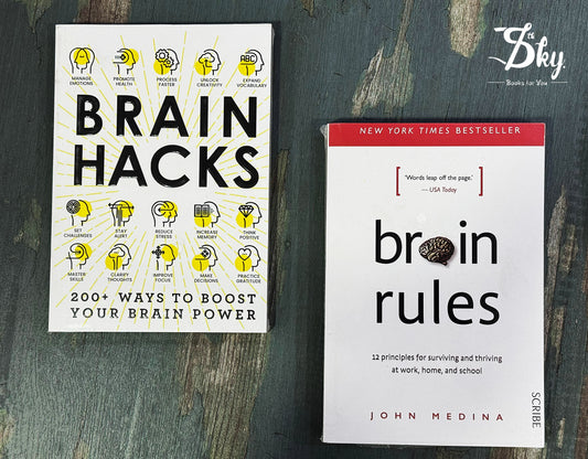 Brain Hacks+ Brains Rules (2 Books Set)