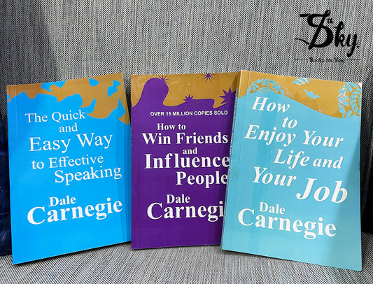 3 Books Set Dale Carnegie