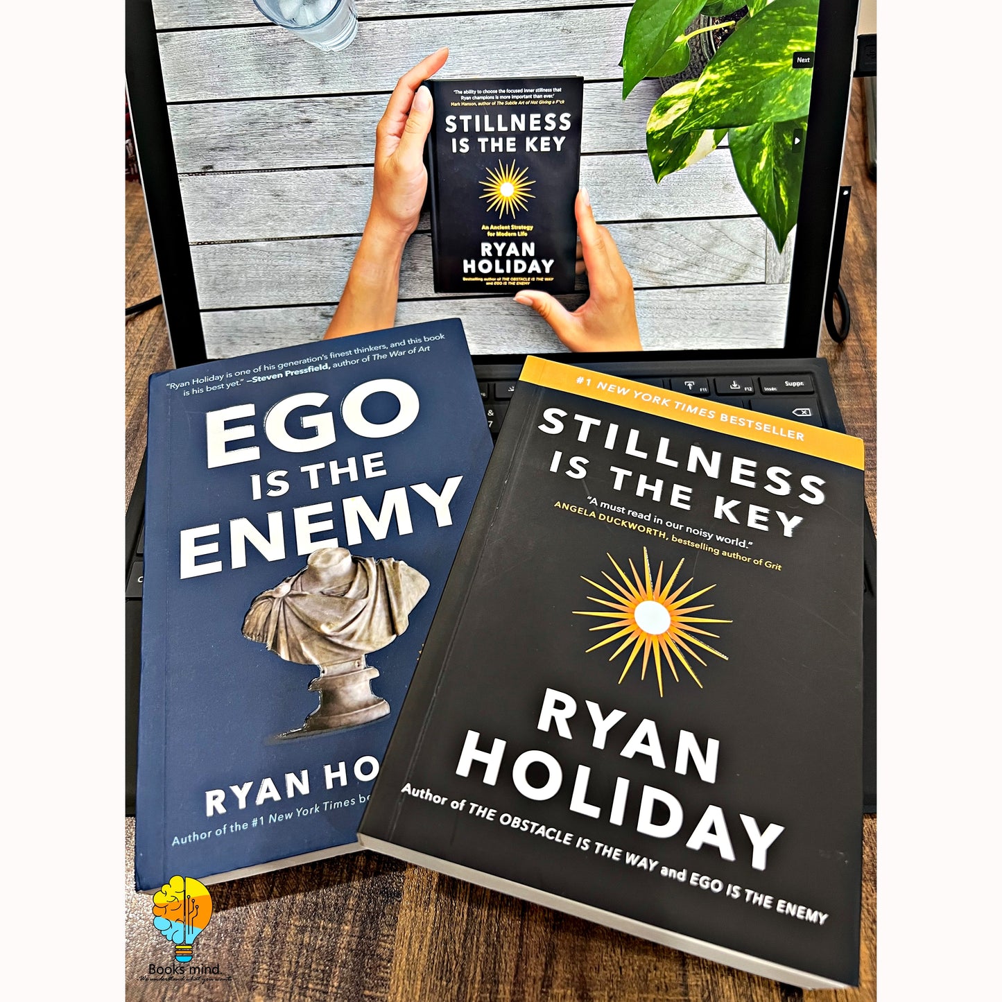 2 books set by Ryan Holiday