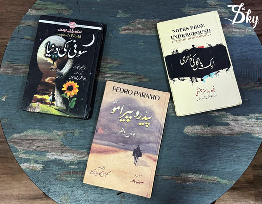 3 Novels Set ( سوفی کی دنیا + ایک پاگل کی ڈائری  +  پیڈرو پیرامو )