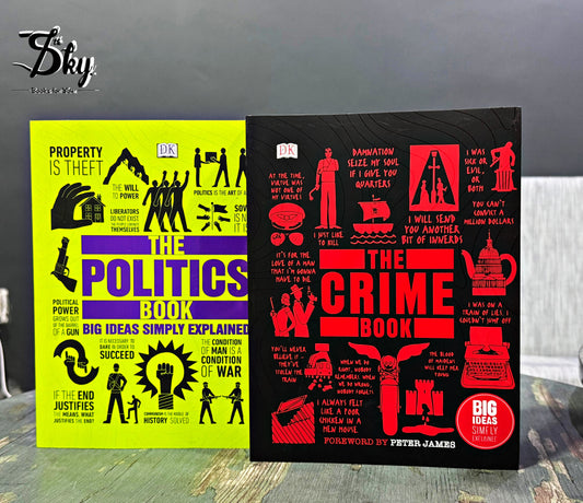 2 Books Set ( The Crime Book + The Politics Book )
